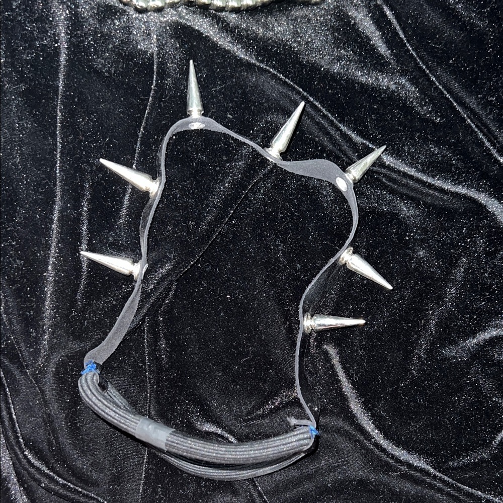 Silver Spike Headband